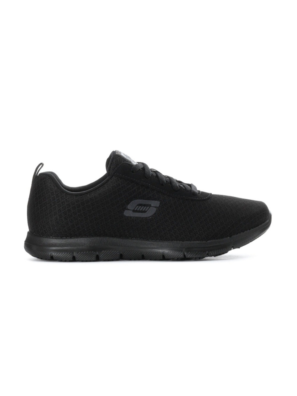 Skechers Women's Work Ghenter-Bronaugh Athletic Work Sneaker Black - 10 Wide Fit